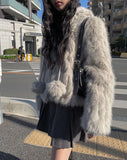 Belling Bell Hooded Fur Jacket