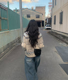 Put Washing Denim Wide Balloon Pants
