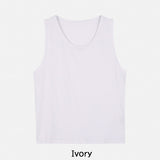 Loin Over Fit U-Neck Cut Sleeveless