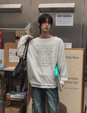 Rough See-through Layered Knit