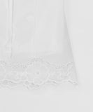 Haska Lace Layered Midi Skirt