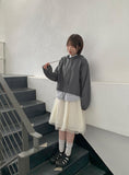 Radner Banding Midi Balloon Skirt