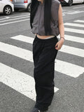 Low Wide Cargo Pants