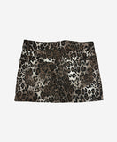 Stiff Leopard Skirt