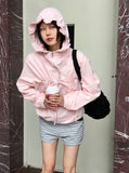 FRILL SHIRRING HOOD JP