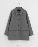 Pulky 2oz Quilted High Neck Half Coat