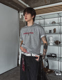 Liloy Crop Print Short Sleeve T-Shirt