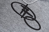 SHINING LOGO KNIT HOODIE