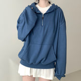 Bonnie overfit hoodie zip-up