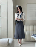 [Scarf set] Bersi Basic Half Knit