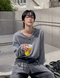 Wind Mohair V-neck Knit