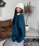 Rendi Wool Hair Button Knit