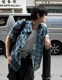 [S/S] Check Dark & Light Short Sleeve Shirt