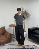 Karik graphic pocket denim pants