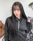 Azen Track Leather Jacket