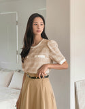 Joanne Flared Long Skirt (belt set)