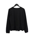 Rels Frill Loose Fit Long Sleeve T-shirt