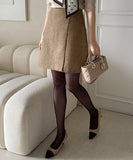 Berlin Alpaca A-Line Mini Skirt
