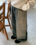 Dontree Vintage Washed Denim Pants