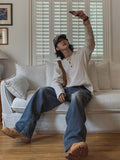 Norma Vintage Washing Wide Denim Pants