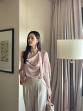 Roan Drape Shirring Blouse