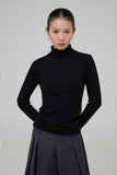 PRTN)Porterna brushed layered turtleneck t-shirt