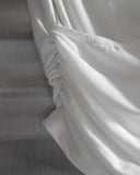 Ripple Drape One-Shoulder Off-Sleeveless