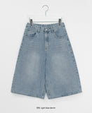 [Unisex] Ilpou Washing Denim Bermuda Pants