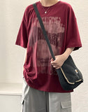 [unisex] Dyupo Printing Over Short Sleeve Tee