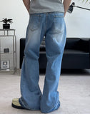 Medon Cutoff Flare Denim Pants