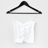 Nadine shirring string sleeveless