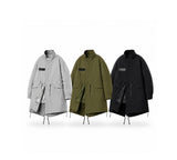 Chiro Quilted Over Fit Fishtail Field Jacket