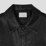 Glam Leather Stitch Jacket
