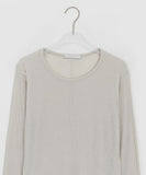 Singer Cut Round Long Sleeve Tee