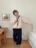 Cuden String Fleece Zip-Up Jacket