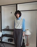 Edition pin tuck overfit shirt