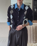 Jeff Argyle Knit Cardigan