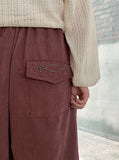 [unisex] Homecar Vintage Pigment Banding Bermuda Pants