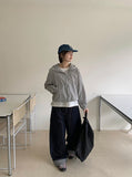 [unisex] Riove Raw Denim Wide Pants