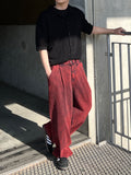 Crazy Dying Red Denim