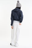 Avery dot crop hood zip-up