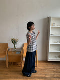Keldo Stripe Raw Denim Balloon Wide Pants