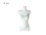 Roger Layered Lace Color Matching Mesh Sleeveless