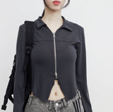 Simone Two Way incisional zip-up