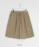 [unisex] Buh Summer Nylon Banding Bermuda Pants