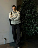Cross quilting jumper