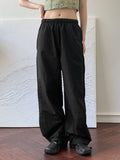 Mozni Baslock Nylon 2-Way Long Jogger Wide Pants