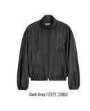 Glossy Coated Blouson Jumper