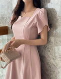 Payto Square Tulip Flare Long One Piece