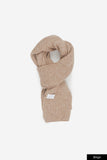 Soft ribbed knit muffler